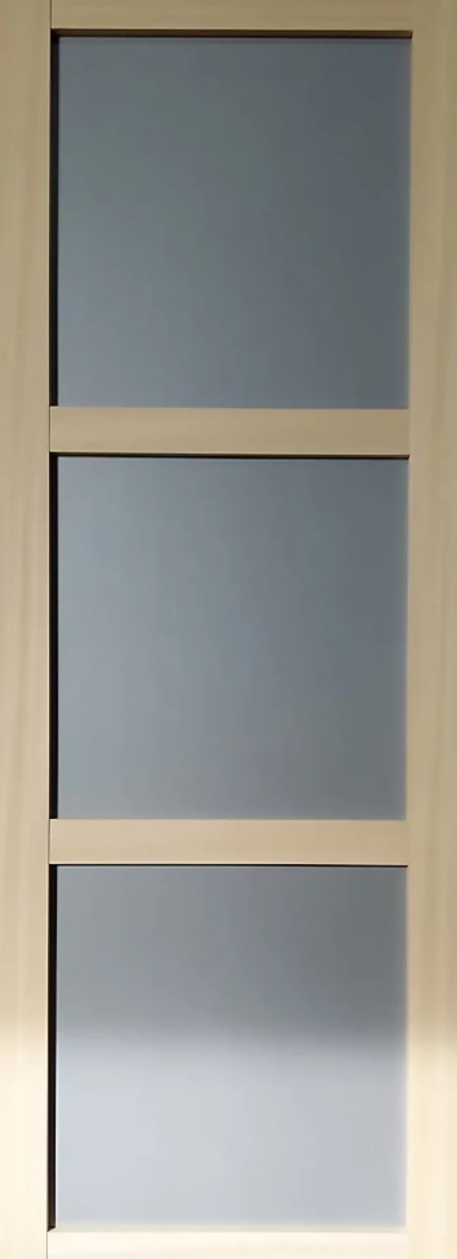 Gd Menuiseries Porte Coulissante Ayous 3 Panneaux Gris Ral 7035 H204 X L73