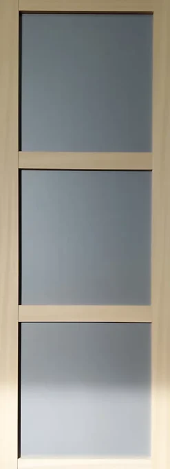 Gd Menuiseries Porte Coulissante Ayous 3 Panneaux Gris Ral 7035 H204 X L73