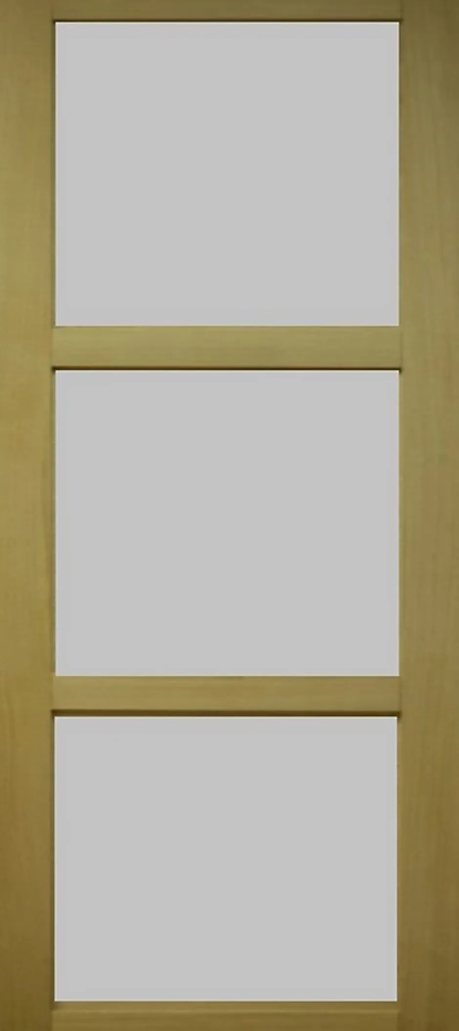 Gd Menuiseries Porte Coulissante Ayous 3 Panneaux Gris Ral 7035 H204 X L83,rail Alu, Coquilles