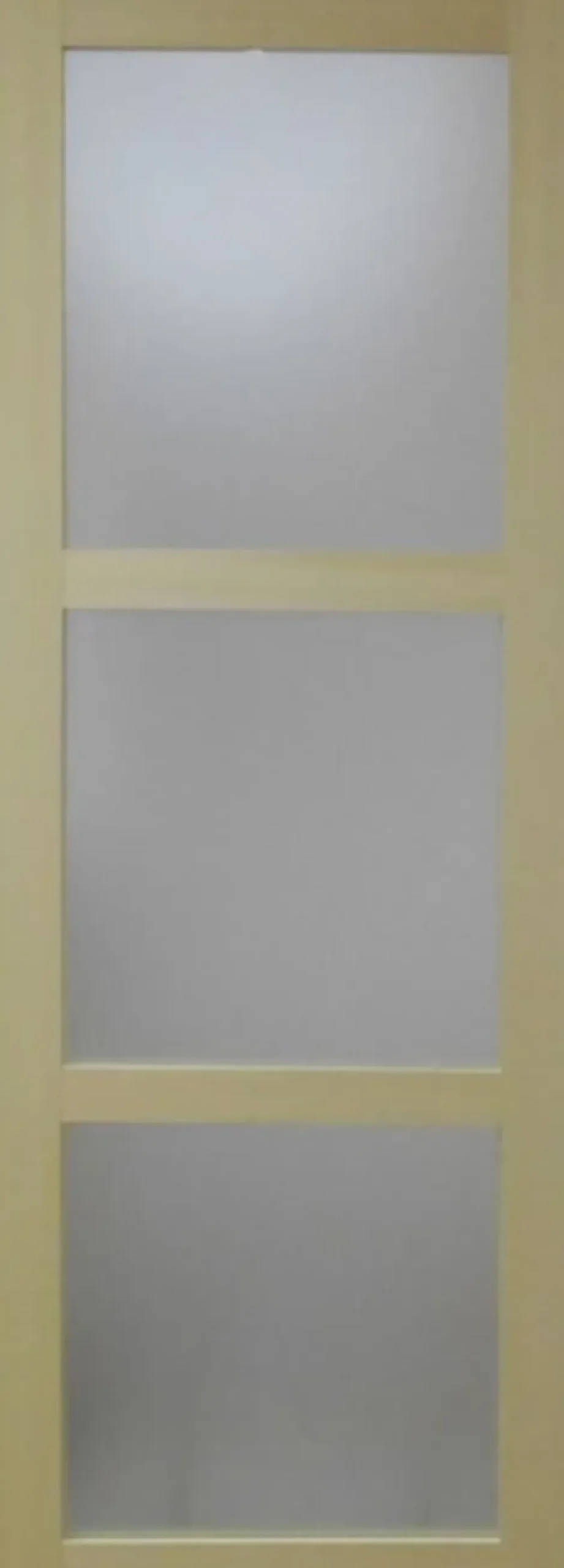 Gd Menuiseries Porte Coulissante Bois Ayous Vitrée H204 X L73, Rail Alu, Coquilles