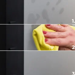 Porte coulissante complète verre - 102x220 - Porte vitrée - Décor industriel Loftstyle - Satinée - Noir-Schulte Clearance