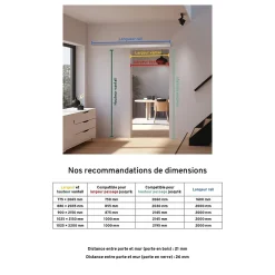 Porte coulissante complète verre - 102x220 - Porte vitrée - Décor industriel Loftstyle - Satinée - Noir-Schulte Clearance