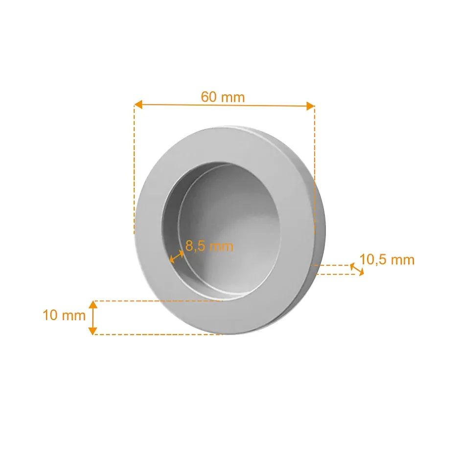 Schulte Porte coulissante complète - 176x203 - décor chêne - double porte - poignée ronde - double softclose