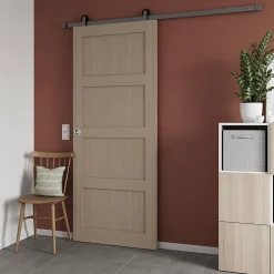 Porte coulissante Connemara chêne H.204 x l.83 cm-GoodHome Online