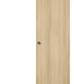 Porte Coulissante Honey Oak H204 X L83,rail Alu, Coquilles-Gd Menuiseries Online
