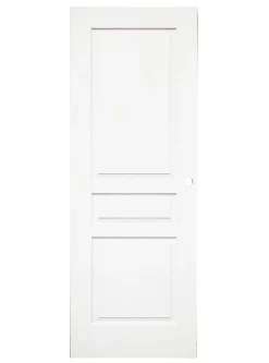Porte coulissante postformée blanc H.204 x l.73 cm- Outlet