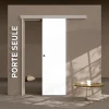 Porte Coulissante Seule - Prépeinte Plane 63 cm-Coulicool Hot