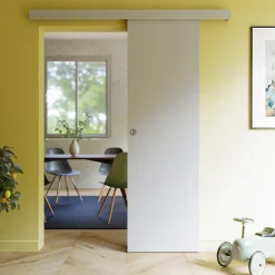 Porte Coulissante Seule - Prépeinte Plane 63 cm-Coulicool Hot