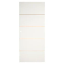 Porte coulissante Slot blanc H.204 x l.83 cm