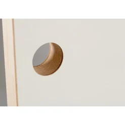 Porte coulissante Slot blanc H.204 x l.83 cm