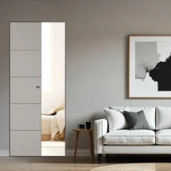 Porte coulissante Slot blanc H.204 x l.83 cm