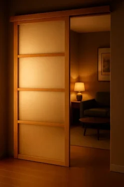 Ad Lyon Porte coulissante style japonais : 2040x1030 mm