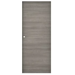 Porte coulissante Summa gris clair H.204 x l.83 cm- Online