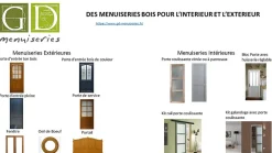 Gd Menuiseries Porte Coulissante Tana Blanc Vitrée H204 X L73