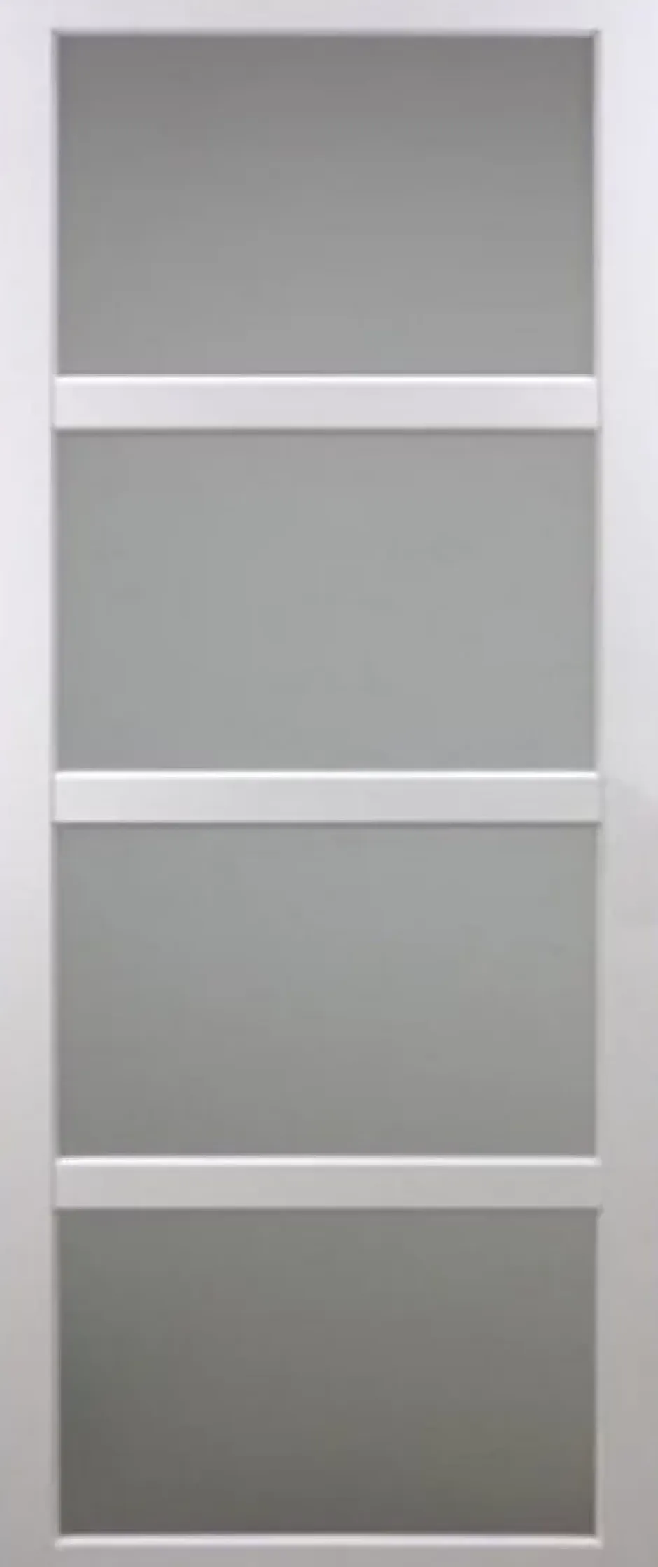 Porte Coulissante Tana Blanc Vitrée H204 X L93-Gd Menuiseries Hot