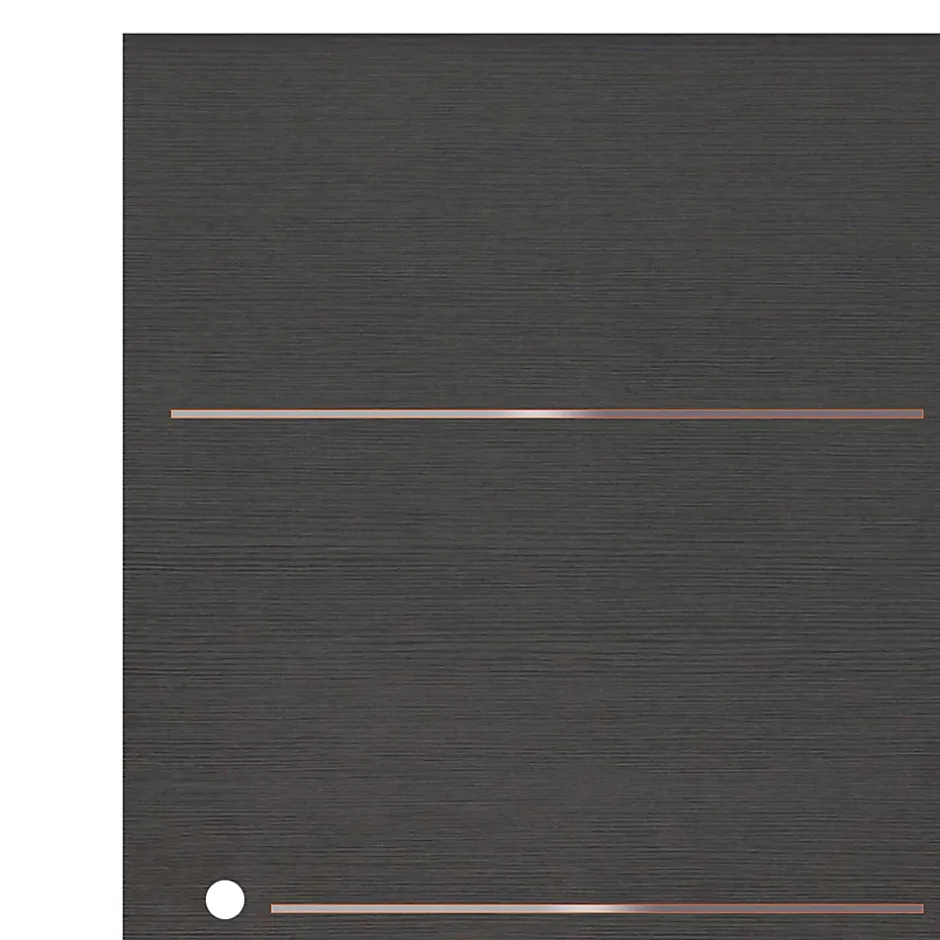 Porte coulissante Triaconta grise H.204 x l.83 cm