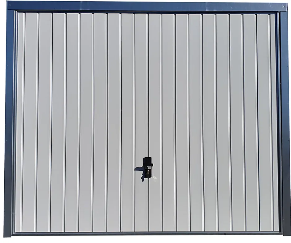 Porte de garage basculante blanche l.250 x H.200 cm x Ep.20 mm-Spadone Sale