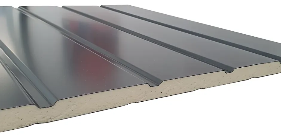 Porte de garage basculante grise avec portillon l.240 x H.200 cm x Ep.20 mm-Spadone Hot