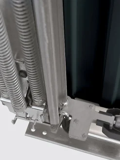 Hormann Porte de garage basculante avec portillon à droite gris anthracite - l.237,5 x h.200 cm