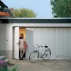 Porte de garage basculante avec portillon acier blanc trafic ral 9016 - l.237,5 x h.200 cm-Hormann Discount