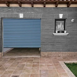 GoodHome Porte de garage enroulable alu grise 240 x h.200 cm