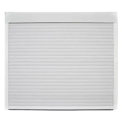 Porte de garage enroulable alu blanche RAL 9003 240 x h.200 cm-GoodHome Discount