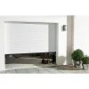 Porte de garage enroulable aluminium Kiev 2 blanc - L.240 x h.200 cm (en kit)