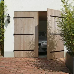 GoodHome Porte de garage 2 vantaux bois 240 x h.200 cm