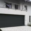 Hormann Porte de garage sectionnelle acier SandGrain gris anthracite RAL 7016 - l.250 x h.212,5 cm - motorisée