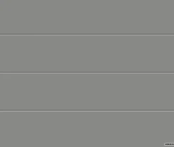 Hormann Porte de garage sectionnelle acier Planar gris aluminium RAL 9007 Matt Deluxe - l.250 x h.212,5 cm - motorisée