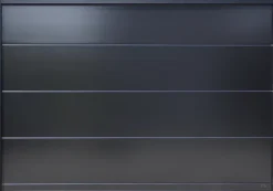 Spadone Porte de garage sectionnelle motorisée Noir 2100 l.300 x H.212,5 cm x Ep.40 mm