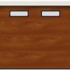 Porte de Garage Sectionnelle Motorisée 300x300 ANKARA - Imitation Bois Mat (Wood Flat)-Rentside Outlet