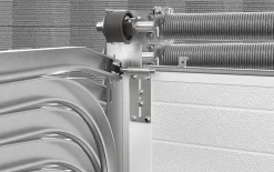 Porte de Garage Sectionnelle Motorisée 300x200 LIMA - Gris lisse-Rentside Discount