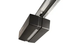 Hormann Porte de garage sectionnelle acier WoodGrain gris anthracite RAL 7016 - l.300 x h.200 cm - motorisée