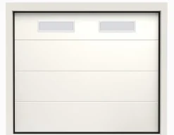 Rentside Porte de Garage Sectionnelle Motorisée 300x300 ANKARA - Blanc sablé