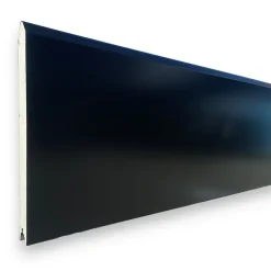 Spadone Porte de garage sectionnelle motorisée Noir 9005 l.250 x H.200 cm x Ep.40 mm