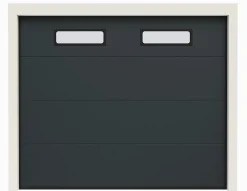 Porte de Garage Sectionnelle Motorisée 300x300 ANKARA -Gris sablé-Rentside Best