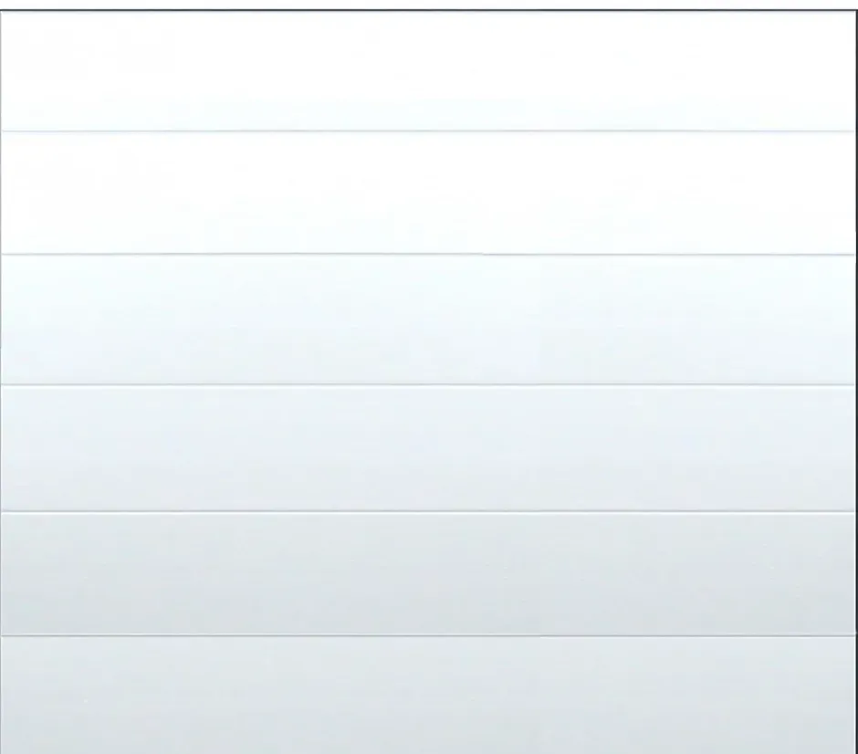 Porte de garage sectionnelle motorisée Blanc Polygrain l.300 x H.300 cm x Ep.40 mm-Spadone New