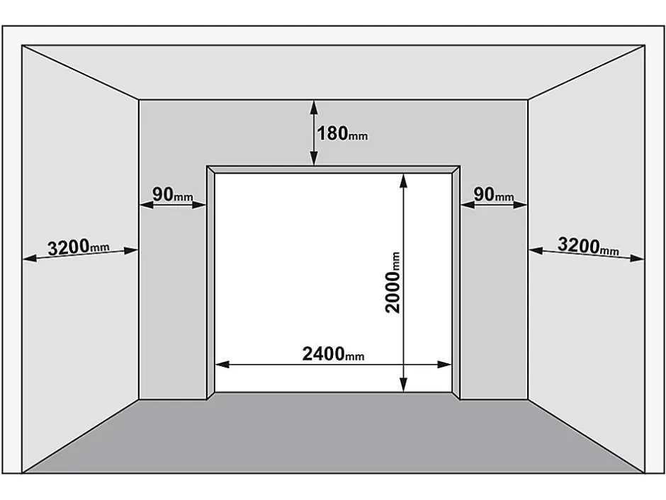Vente-unique Porte de garage sectionnelle effet bois anthracite motorisée L254 x H218 cm - PRIETA