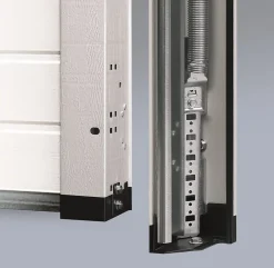 Porte de garage sectionnelle acier SandGrain blanc trafic RAL 9016 - l.300 x h.200 cm - motorisée-Hormann Sale