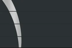 Porte de garage sectionnelle grise motorisée avec décors Rainbow l.300 x H.200 cm x Ep.40 mm-Spadone Clearance