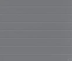 Hormann Porte de garage sectionnelle acier gris aluminium RAL 9007 - l.237,5 x h.212,5 cm - motorisée