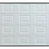 Somfy Porte de garage sectionnelle à cassette blanc avec moteur L254 x H218 cm - CAOPAS