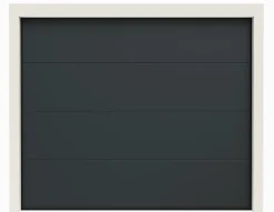 Rentside Porte de Garage Sectionnelle Motorisée 240x200 LIMA - Gris sablé