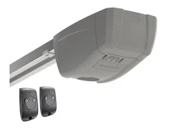 Somfy Porte de garage sectionnelle à cassette anthracite avec moteur L254 x H218 cm - CAOPAS