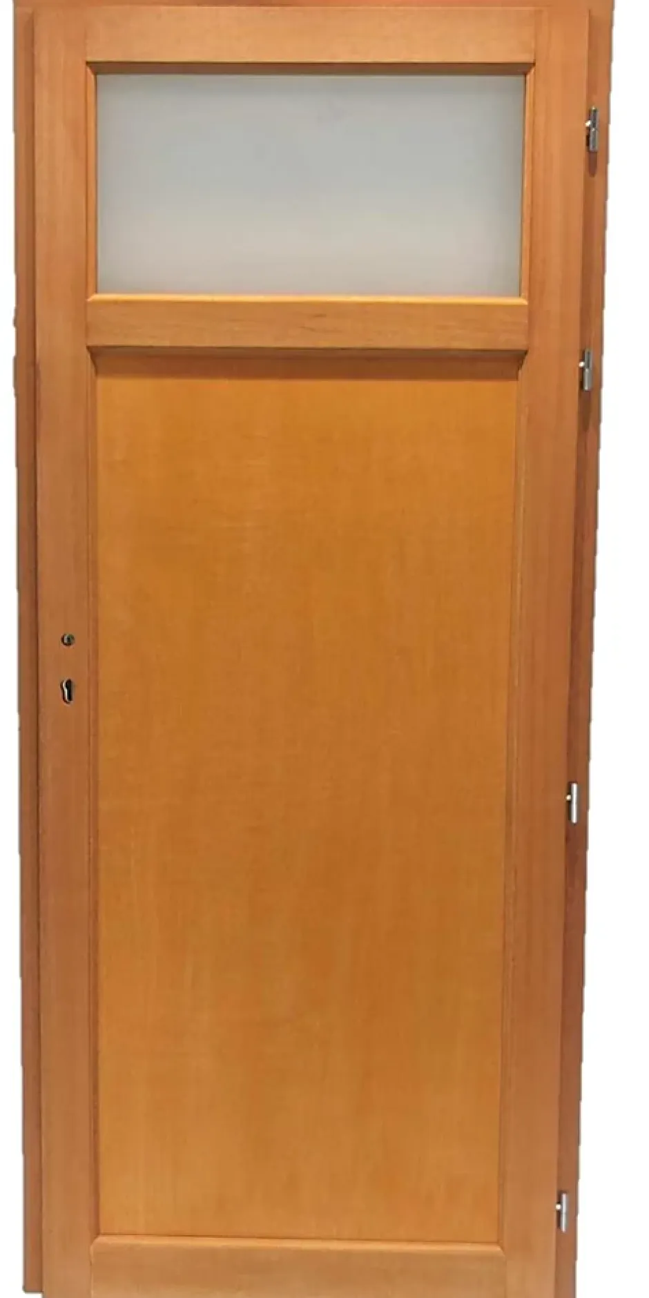 Porte De Service Bois Pagos, H,200xl,80 Côte Tableau P. Gauche-Gd Menuiseries Hot