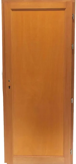 Porte De Service Bois Pleine Armagos, H,200xl,80 Côte Tableau P. Gauche-Gd Menuiseries Outlet