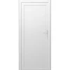 Porte de service pleine PVC 90 x h.205 cm poussant gauche