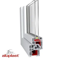 Porte de service PVC blanc L 960mm x H 2180mm-Fral Fermetures Best