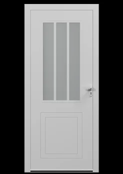 Porte d'entrée alu blanc Sestri H.215 x l.90 cm poussant gauche-4ALU Best